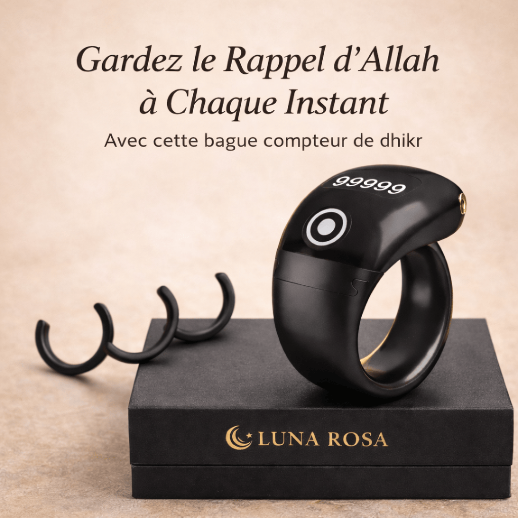 Luna Rosa® Bague Tasbih Premium