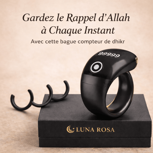 Luna Rosa® Bague Tasbih Premium