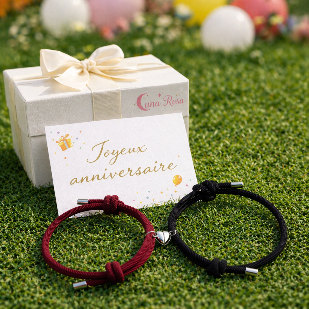 Luna Rosa® magnetic bracelet by Ma boutique featuring sleek design with embedded magnets and adjustable chain for stylish wear.
